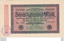 20000 Mark - Allemagne  -   Reichsbanknote -1923  - Ca -- CD - 160472 - Non Classés