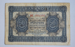 Banknotes Germany DDR   German Democratic Republic 50 Deutsche Pfennige 1948 P# 8     # 6 Digit Serial #18% - Altri & Non Classificati