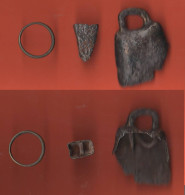 Ring Arrowhead Bell Anello Punta Di Freccia Campanella  Bagues Anciennes En Bronze - Bagues