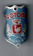 Var SIGNES * Plaque D'identification Marque Vélo - TROTOBAS - Neuve * - Number Plates