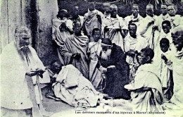 Delcampe - ETHIOPIE - LES DERNIERS MOMENTS D'UN LEPREUX A HARAR (ABYSSINIE) - Äthiopien