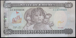Erythrée - 5 Nakfa - 1997 - PICK 2 - NEUF - Eritrea