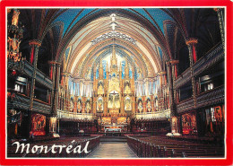 Delcampe - Canada Montreal Notre Dame Basilica Vue Interieure - Montreal