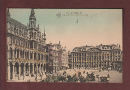 Delcampe - BELGIQUE - BRUXELLES - CPA Neuve N° 53  - Grand Place, Côté Nord-est - Carte Animée - 2 Scan - Plätze