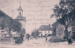 Champvent VD, Une Rue Animée (28.8.1907) - Champvent 