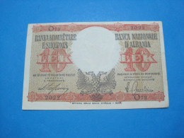 Albania 10 Lek ND 1939, Good Number 2022 - Albania