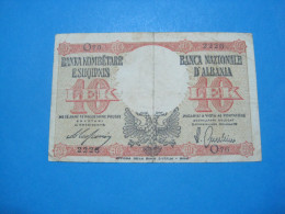 Albania 10 Lek ND 1939, Good Number 2226 - Albania