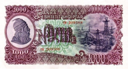 Albanie 1957 Billet 1000 Lekë Pick 32 Neuf UNC - Albania