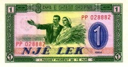 Albanie 1964 Billet 1 Lek Pick 33 Neuf UNC - Albania