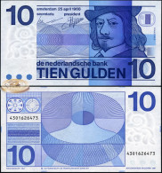Netherlands. Banknote 10 Gulden. 1968. Unc. Paper. Cat# P.91 - 10 Gulden