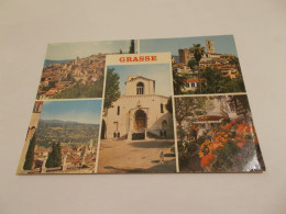 Delcampe - LOT De 4 CARTES DE GRASSE ( 06 Alpes Maritimes ) 2 MULTIVUES  1 PENSEE DE GRASSE 1 VUE GENERALE DANS UN PARCHEMIN - Grasse