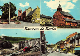 [-5%] BELGIQUE - Seilles - Souvenir De Seilles - Edit De Mario - Multivues - Eglise - Carte Postale - Andenne