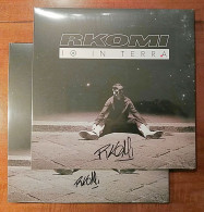 Rkomi - IO IN TERRA Disco LP33 12" BLU Limited Edition Signed AUTOGRAFATO Anno 2017 - Editions Limitées