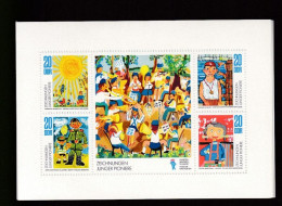Un Bloc  Block   **  Allemagne    République Démocratique   1974 V  Kinder-Zeichnungen   DDR - 1971-1980