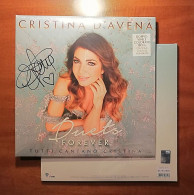 Cristina D'avena - Duets Forever Tutti Cantano Cristina Disco LP33 12" AZZURRO AUTOGRAFATO In 2500 Copie Anno 2018 - Editions Limitées