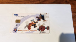 LESOTHO-(LS-LST-0007--LES-07)-Stick To One Partner, AIDS Kills-(13)-(M15)-(stain)-(TCLAC01206864)-(tirage-?)-good Card - Lesotho