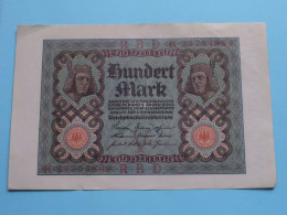 Reichsbanknote FÜNFZIG Mark () Berlin 1920 ( For Grade, Please See Photo ) ! - 100 Mark