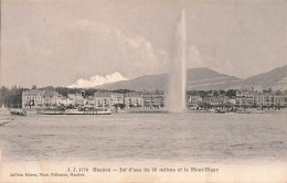 [-5%] SUISSE - Genève - Jet Deau De 90 Mètres Et Le Mont Blanc - Carte Postale - Genève