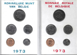 Delcampe - Muntenset België 1973 - FDC, BU, Proofs & Presentation Cases