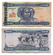 Eritrea 100 Nakfa 2004 Used #8 - Eritrea