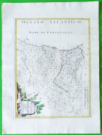Delcampe - Il Portogallo Cioè Le Provincie - 1776 (Venezia) - Di Entre Douro E Minho, Traz-os-Montes E Beira, Presso Antonio Zatta  - Carte Geographique