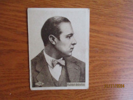 ESTONIA VINTAGE TOBACCO CARD , MOVIE STAR RUDOLPH VALENTINO - Objetos Publicitarios