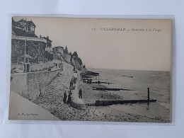 Delcampe - CPA  -  16  - VILLERVILLE  - DESCENTE A LA PLAGE - Villerville