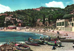 Delcampe - TAORMINA, BEACH, BOAT, HOTEL, POSTCARD, ITALY - Messina