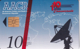 TARJETA CON CHIP DE LA REP. DOMINICANA DE AACR (NUEVA-MINT) (MUY RARA) - Astronomy