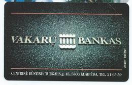 LIETUVA 6 - 50u VAKARU BANKAS BANK Neuve URMET MINT Lituanie - Lituania