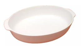 Plat à Four Ovale Vitroflam  Verre Céramique  Made In France - Schalen Und Tabletts