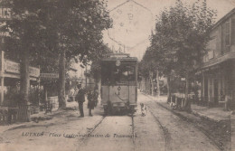 13 / TOP CARTE LUYNES / PLACE CENTRALE / STATION DES TRAMWAYS / TBP - Luynes