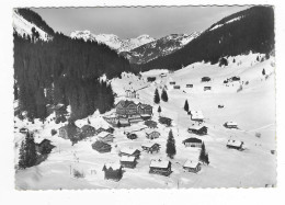 CPSM EN AVION AU DESSUS DE... MORGINS, VUE AERIENNE, VALAIS, SUISSE - Troistorrents