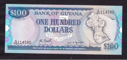 ND(1989) Guyana Banknote 100 Dollars,P#28/B35 - Guyana