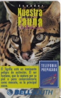 TARJETA DE ECUADOR DE UN TIGRILLO CADUCA EN NOVIEMBRE 2000 - Ecuador