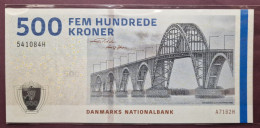 Denmark 500 Kroner 2016 UNC  P- 68e(1)  Signatures: Rohde & Sørensen - Denmark