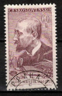Tchécoslovaquie 1961 Mi 1261 (Yv 1142), Obliteré, Type II - Abarten Und Kuriositäten