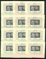 ** Tchécoslovaquie 1963 Mi 1402 - Bl. 19 (Yv BF 23), (MNH), Type I-XII Complete - Abarten Und Kuriositäten