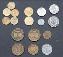 Lot De 17 Pièces France Nouveaux Francs, Anciens Francs, (Détail Dans La Description + Scan) - Collections & Lots