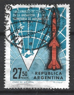 ARGENTINE. PA 112 Oblitéré De 1966. Lancement De Fusées Dans L'Antarctique. - Autres & Non Classés