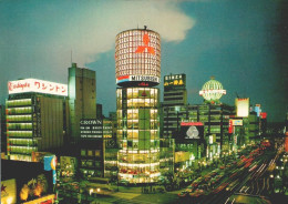 Delcampe - GINZA, Tokyo - Nightime In Ginza  (2 Scans) - Tokyo