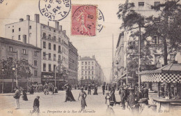 LYON - Perspective De La Rue De Marseille - Lyon 7