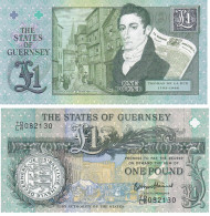 GUERNSEY 1 POUND P62 FDS - Guernsey