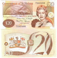 St Helena 20 Pounds 2012 UNC - Saint Helena Island