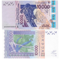 Ivory Coast 10000 Francs CFA 2003 (2023) AUNC "A" West African States - Côte D'Ivoire