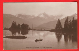 ZZC-07 Crans-Montana Vermala Le Lac Avec Une Barque NC Ruedi 2001 Sepia - Crans-Montana
