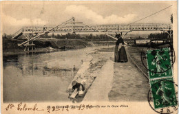 Delcampe - CPA AK GIVORS - Passerelle Sur La Gare D'Eau (451135) - Givors
