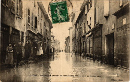 Delcampe - CPA AK GIVORS Grande-Rue Pendant Les Inondations Des 21 22 Et 23 Janv (451069) - Givors