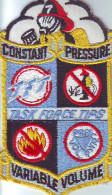 ÉCUSSON SAPEURS POMPIERS (tissu) CONSTANT PRESSURE - TASK FORCE TIPS - Firemen