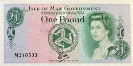 Isle Of Man 1 Pound, P-38 (1983) - UNC - Bradvek Polymer Note - 1 Pound